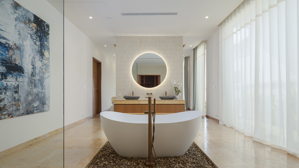 Elite Havens - Cohiba Sea View Villa 8 - Modern tropical hilltop luxury villa - Opulent master bedroom ensuite